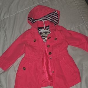 OshKosh B'gosh Vibrant Pink Raincoat for Kids